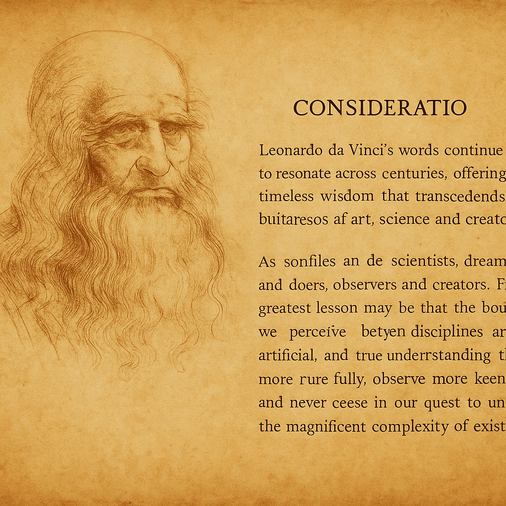 An oil painting of Leonardo da Vinci